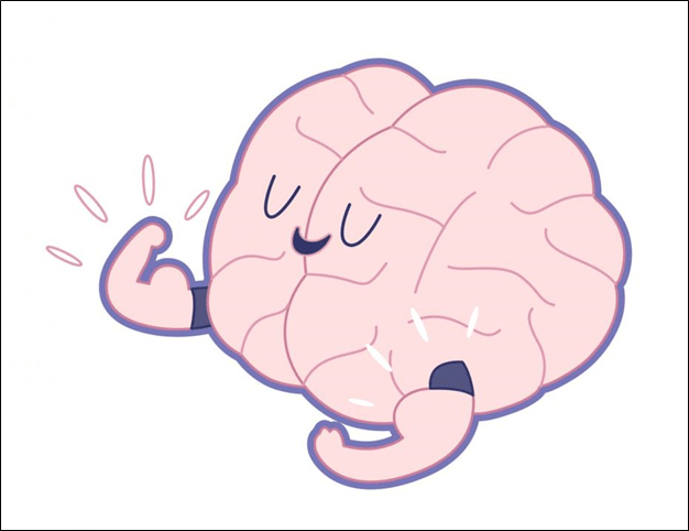 Strong Brain Illustration