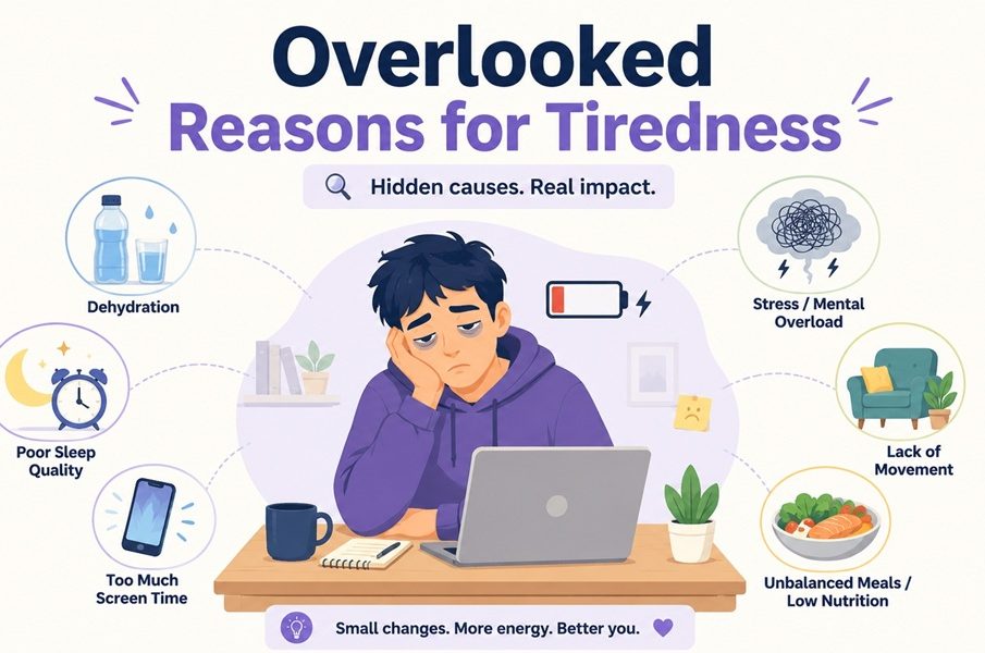 Overlooked Reasons for Tiredness